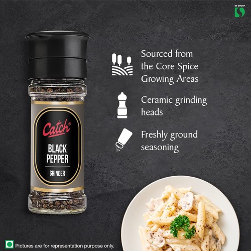 catch pepper grinder