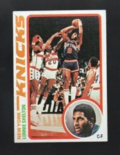 1978-79 TOPPS LONNIE SHELTON #66 NEW YORK KNICKS 
