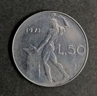1971 ITALY 50 LIRA European Coin Circulated (See Pic's) — photo 9
