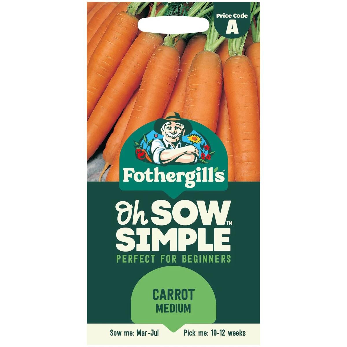 Fothergills Carrot Medium Beginner Friendly Reliable Tasty Oh Sow Simple Seeds