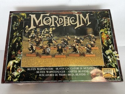 Mordheim Skaven Warphunters - ungeöffnete Box. Neu im Karton. Games Workshop. 1999