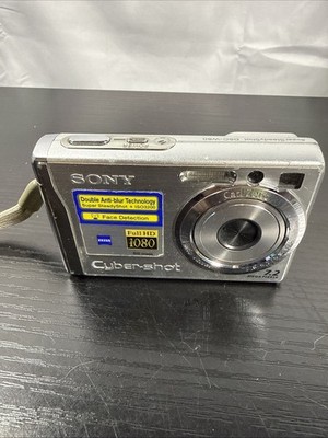 Sony Digital Camera Cybershot DSC-W80 7.2MP Tested Needs New Battery