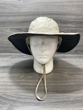 Columbia Women  s Wide Brim Hat White Hiking Walking Sun Shade Draw Outdoor