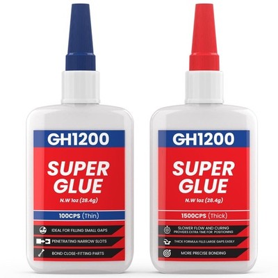 Pegamento para zapatos de 57 g x 2 piezas, resistente, de secado transparente y