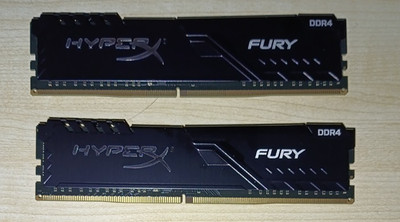 32GB DDR4 3200MHz (4x8GB) HyperX Fury HX432C16FB3/8
