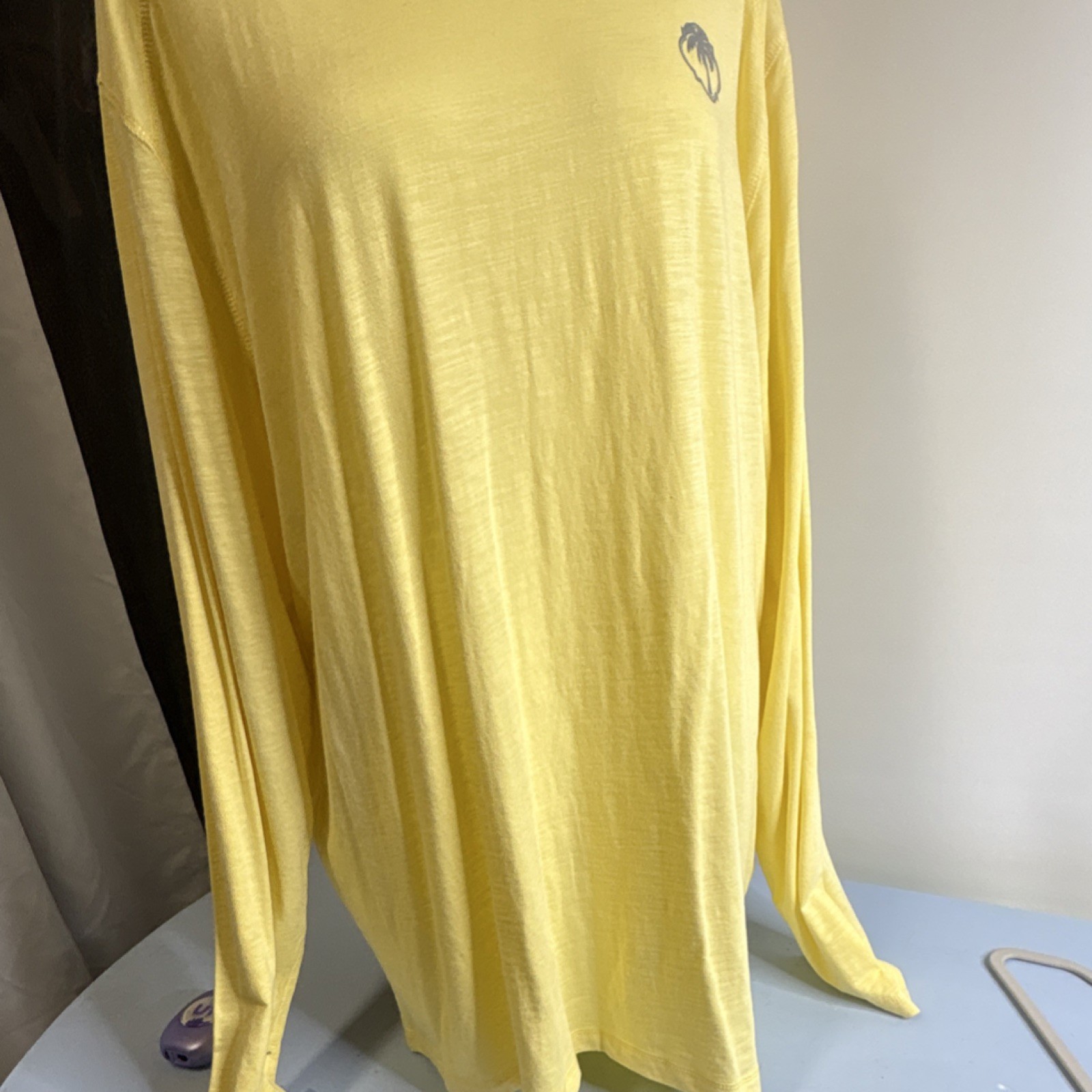 tasc Performance Yellow Hooded Pullover Hoodie Cr… - image 3