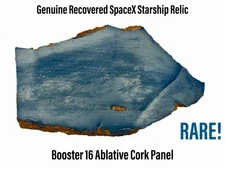 SpaceX Starship Historic Flight 10 Super Heavy Booster Relic Ablative Cork Panel
