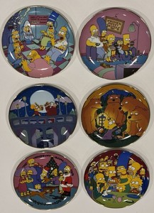 THE SIMPSONS Collector Plates, Set of Six Plates