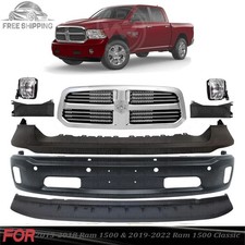 Front Bumper Paintable Kit For 2013-2018 Ram 1500 & 2019-2022 Ram 1500 Classic
