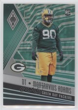 2017 Panini Phoenix Rookies Green 7/25 Montravius Adams #188 w3x