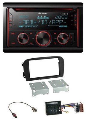 Pioneer 2DIN DAB MP3 Bluetooth USB CD Car Stereo for Mercedes SL-Class 00-06 R23
