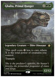 Ghalta, Primal Hunger (Borderless) - Foundations