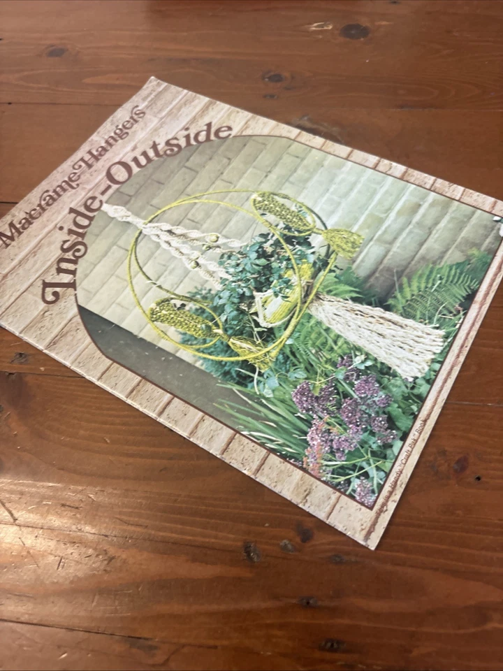 Vintage Macrame Hangers Inside Outside Book - Image 3 of 4