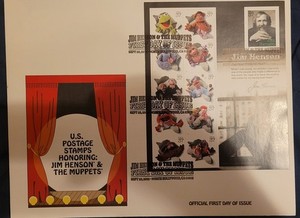 Fleetwood 37c Jim Henson The Muppets USPS First Day of Issue Cover