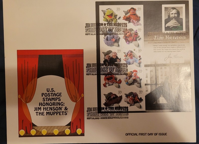 Fleetwood 37c Jim Henson The Muppets USPS First Day of Issue Cover