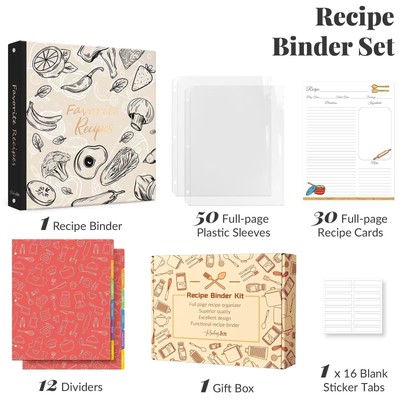 Recipe Binder 8.5x11 3 Ring, Recipe Book to Write in Your own Recipes, Family... | eBay Recipe Binder 8.5x11 3 Ring, Recipe Book to Write in Your own Recipes, Family... | eBay