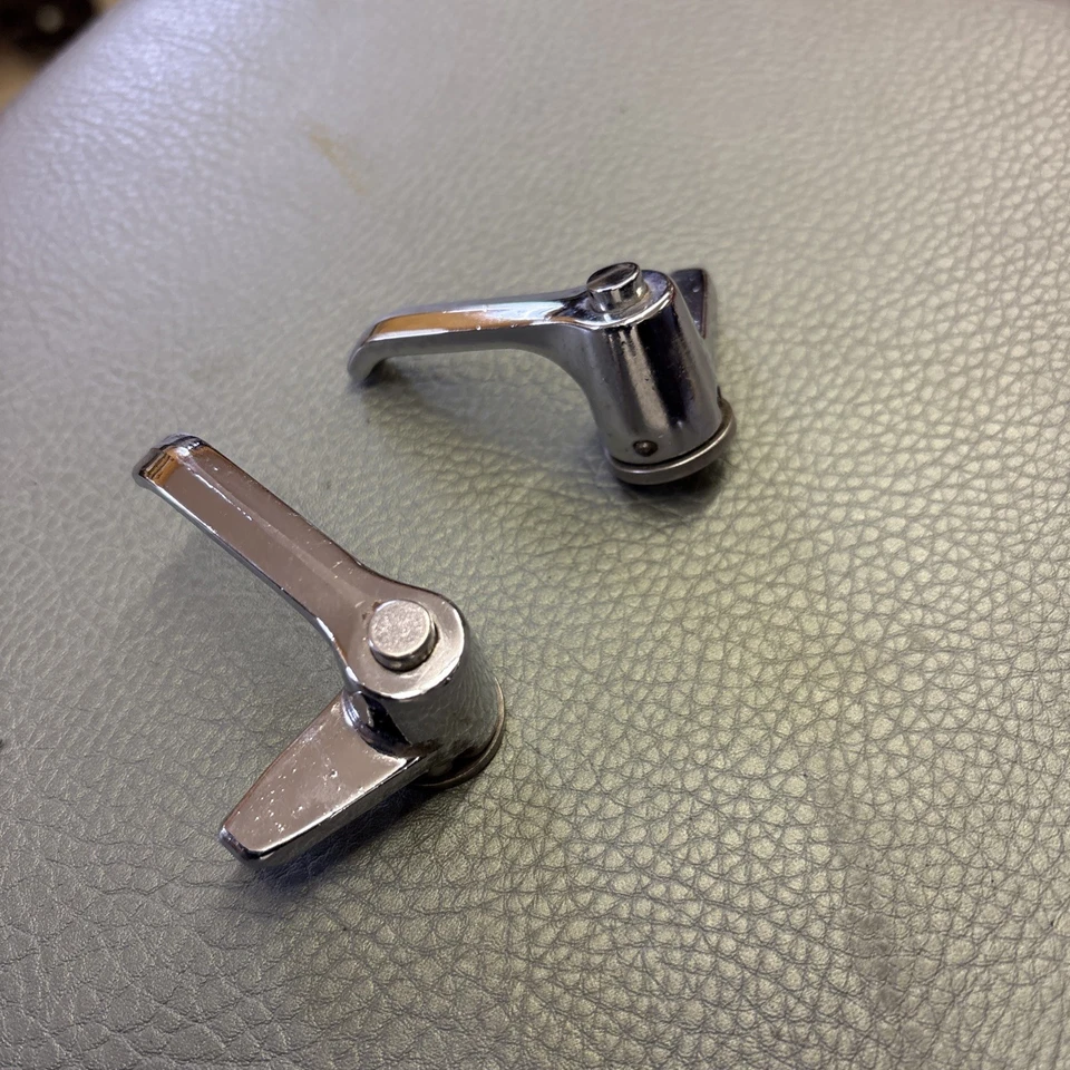 Juego de palancas de ventilación de vidrio cromado Fiat 124 Spider Alfa Romeo Spider 1969-1978 Foto 3 de 4