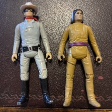 1980 Gabriel The Legend of the Lone Ranger Action Figures - Lone Ranger  Tonto