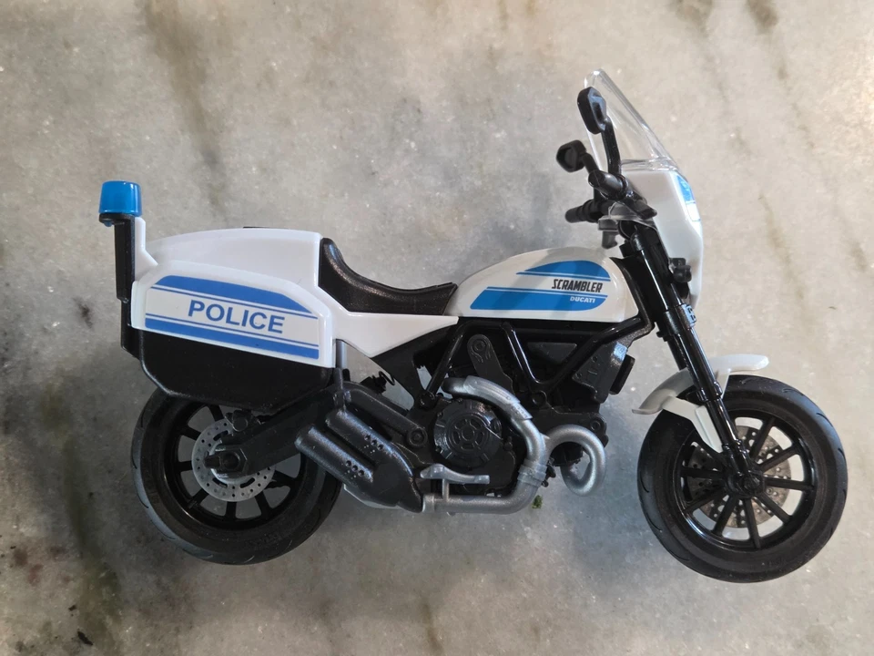 German Made Bruder bworld 62731 Ducati Scrambler w/Policeman - Brand New - Mint - Image 3 of 4