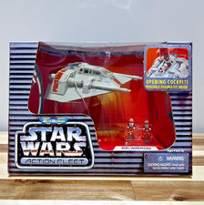 Vintage Galoob 67030 Micro Machines Star Wars Action Fleet Rebel Snowspeeder EUC