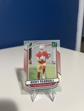 2024 Panini Clearly Donruss Clearly The Rookies Green /25 Ricky Pearsall #15 RC