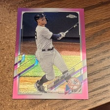 2021 Topps Chrome - Aaron Judge #99 Pink Refractor Yankees