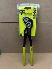 RYOBI 10" Quick Set Adjust Tongue and Groove Pliers Hardened V-Jaw CrV Steel