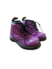 Dr. Martens Toddler Boots Purple/pink Shimmer Size 6C