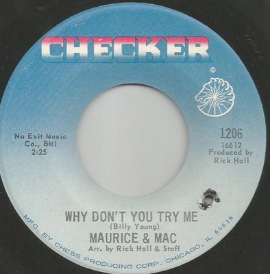 Maurice & Mac - Why Don't You Try Me / Lean On Me, 7'', (Vinyl)