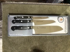 J A HENCKELS CLASSIC FORGED KIMBALL STARTER 3-PIECE KNIFE SET NIB # 30182-003