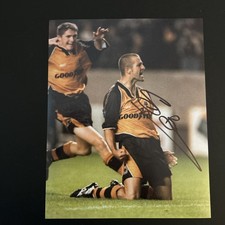 Steve BULL  10 X 8  Signed  Photo  WOLVES  Coa