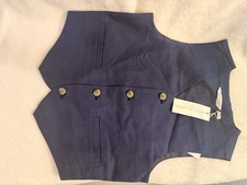 NWT - Janie and Jack Linen-Cotton Vest