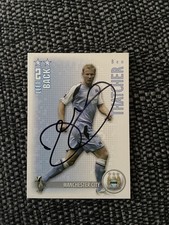 BEN THATCHER - MANCHESTER CITY FC FOOTBALL SIGNED SHOOT OUT CARD