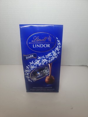 New Lindt Lindor DARK CHOCOLATE Truffles 5.1 oz Bag 