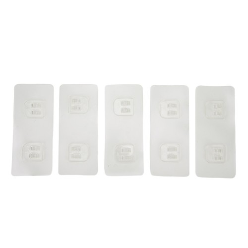 5 pegatinas de estante XWall impermeables transparentes estante adhesivo tornillo gancho casa - Imagen 6 de 12