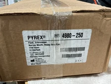 Chemglass Cat No CG8496250 Erlenmeyer Flask 250mL Pyrex 4980-250