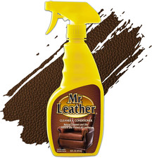 Mr. Leather Cleaner Conditioner Spray, Safe for All Leather Vinyl, 16Oz