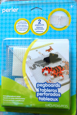 16 Perler Interlocking Pegboards Plastic Bead Design Boards Iron Kid Craft NEW