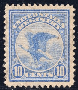 [AC33] USA 1911 Scott#F1 Registration stamp 10¢ used cv:$15 Nice centering