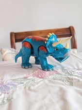 Imaginext Jurassic World Triceratops Dino Dr Sattler Fisher Price 2011 EUC