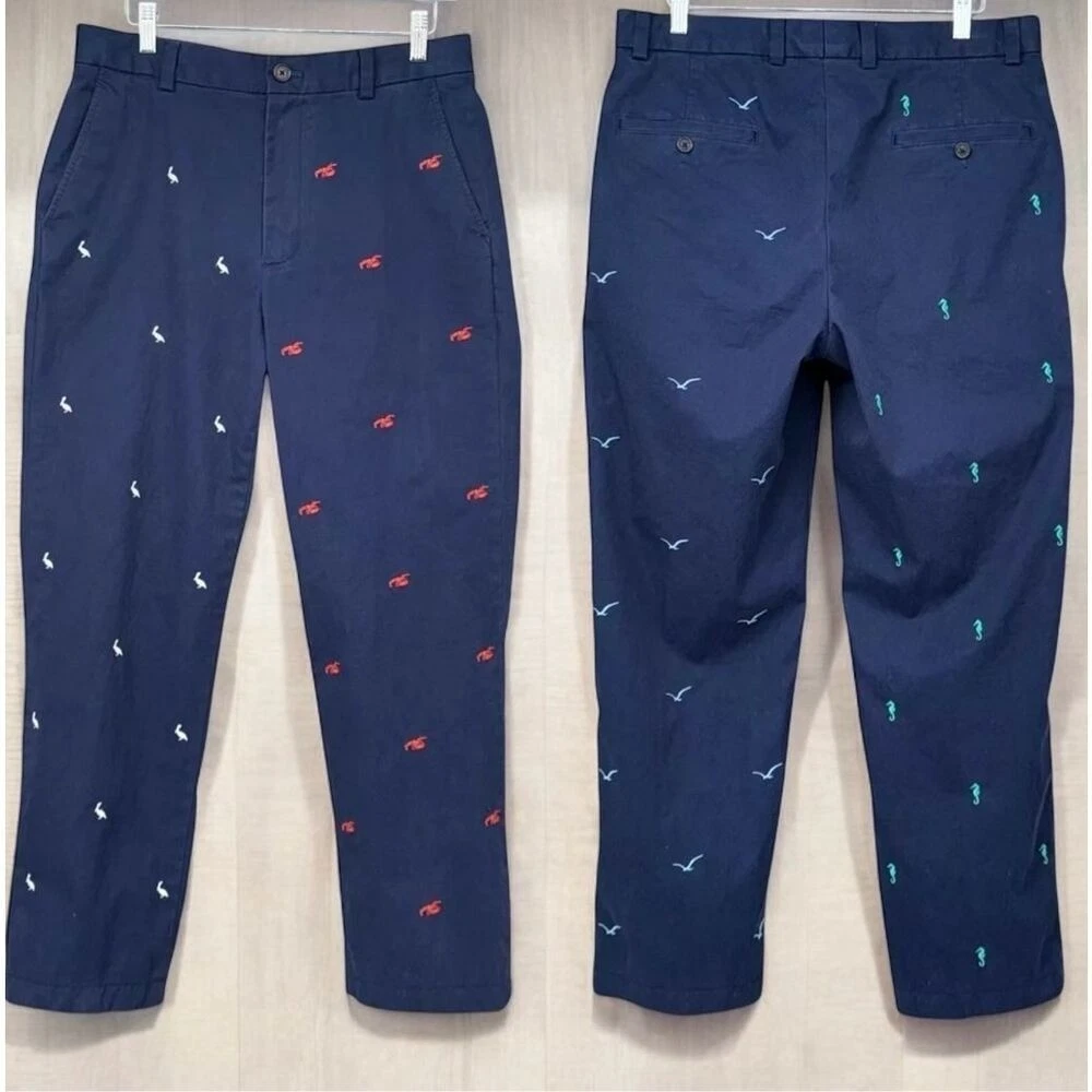Pantalon Chino Brooks Brothers Homme – Taille 30x30, Brun, Coupe Regular (occasion)