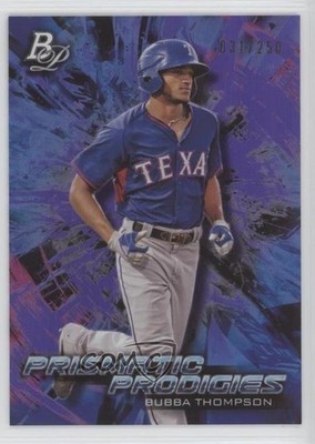2018 Bowman Platinum Prismatic Prodigies Purple /250 Bubba Thompson #PPP-15 0pl