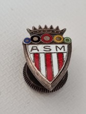 AS MONACO FRANCE OLD RARE Football Badge Insigne Abzeichen Odznaka 
