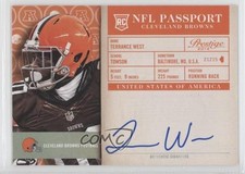 2014 Panini Prestige NFL Passport Signatures Terrance West #24 Auto 4v0
