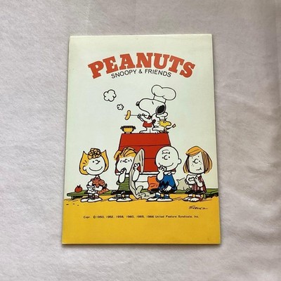 Snoopy Peanuts Vintage Memo Pad Showa Retro 1950s 1960s Japanese Character Stat