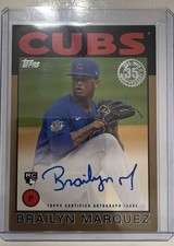 2021 Topps Brailyn Marquez #86TC-91 1986 Baseball 35th Anniversary Chrome Auto