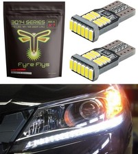 Fyre Flys LED Headlight DRL Strip Bulbs for 2013-2015 Honda Accord White