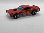Hot Wheels Red 1974 Ford Torino Stocker Vintage #23 Blackwall Made in Hong Kong