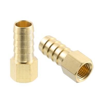 2stk Messing Schlauchstutzen, 1/2'' Bard x 1/4'' NPT Weiblich Rohrfitting Adapter