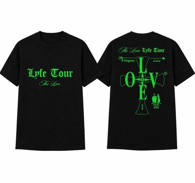 Yeat The LOVE LYFE Tour 2026 Black T-shirt | eBay